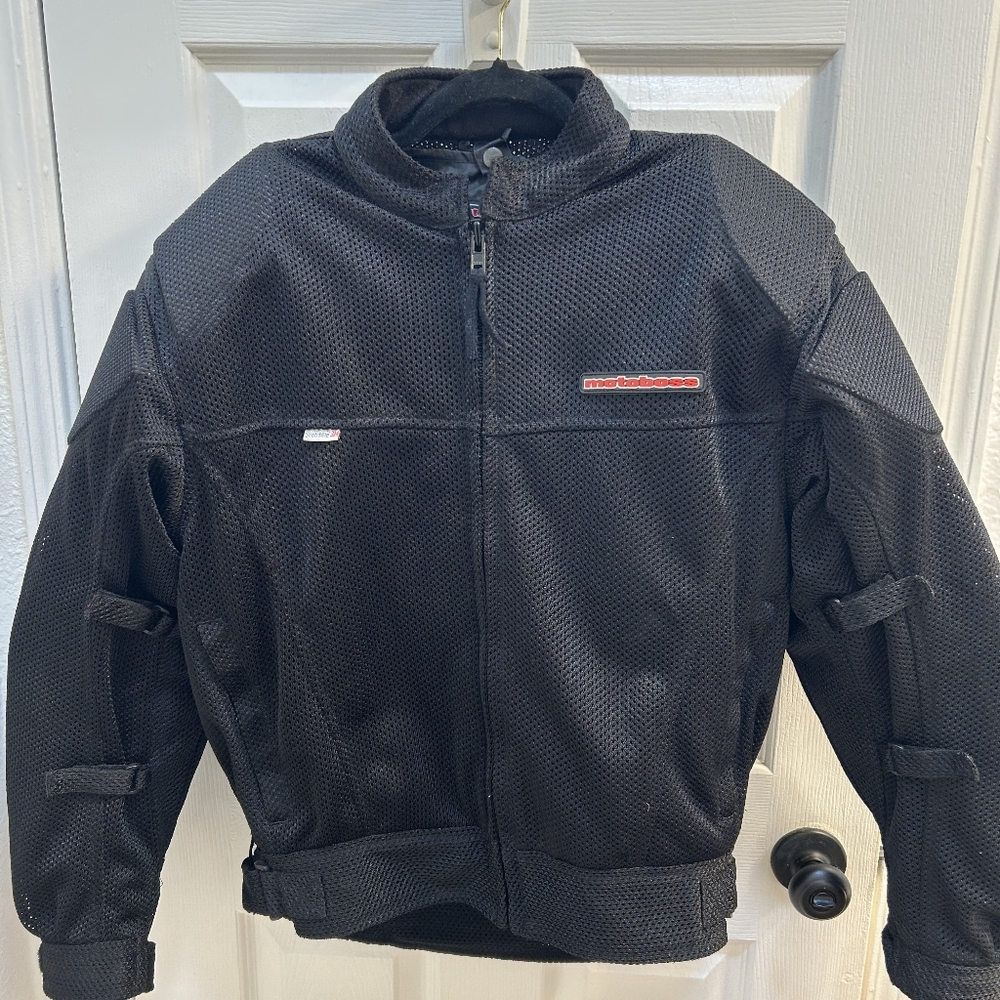 Black Motorcycle Men's Jacket